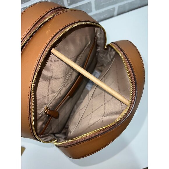 Michael Kors backpack jaycee large front pocket backpack MK signature vanilla - Picture 8 of 11